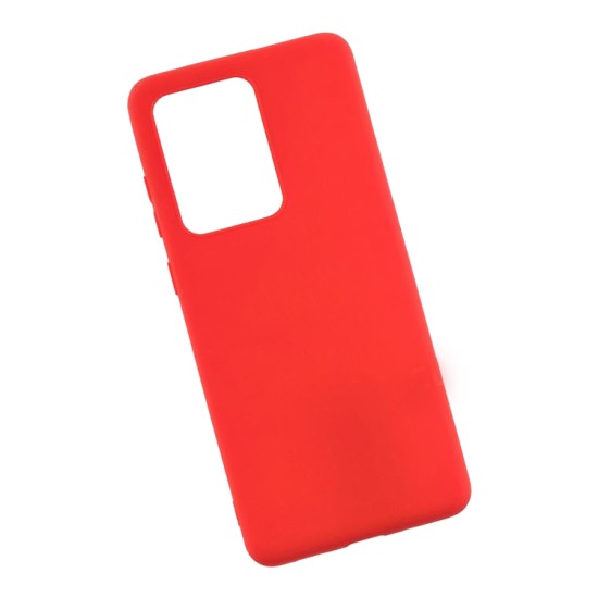 Capa de Silicone para Samsung Galaxy Note 20 Ultra Vermelho